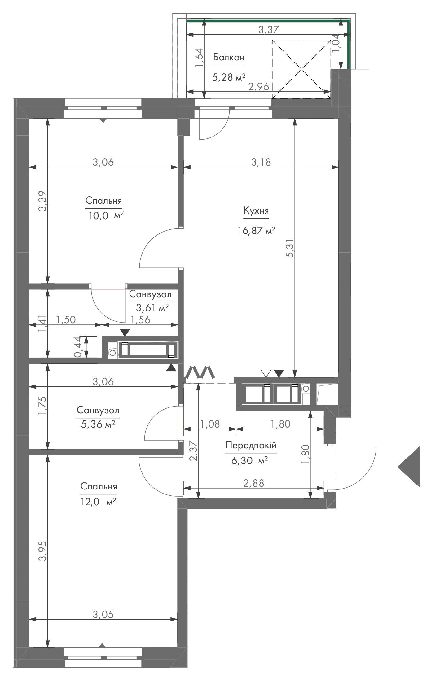 flat