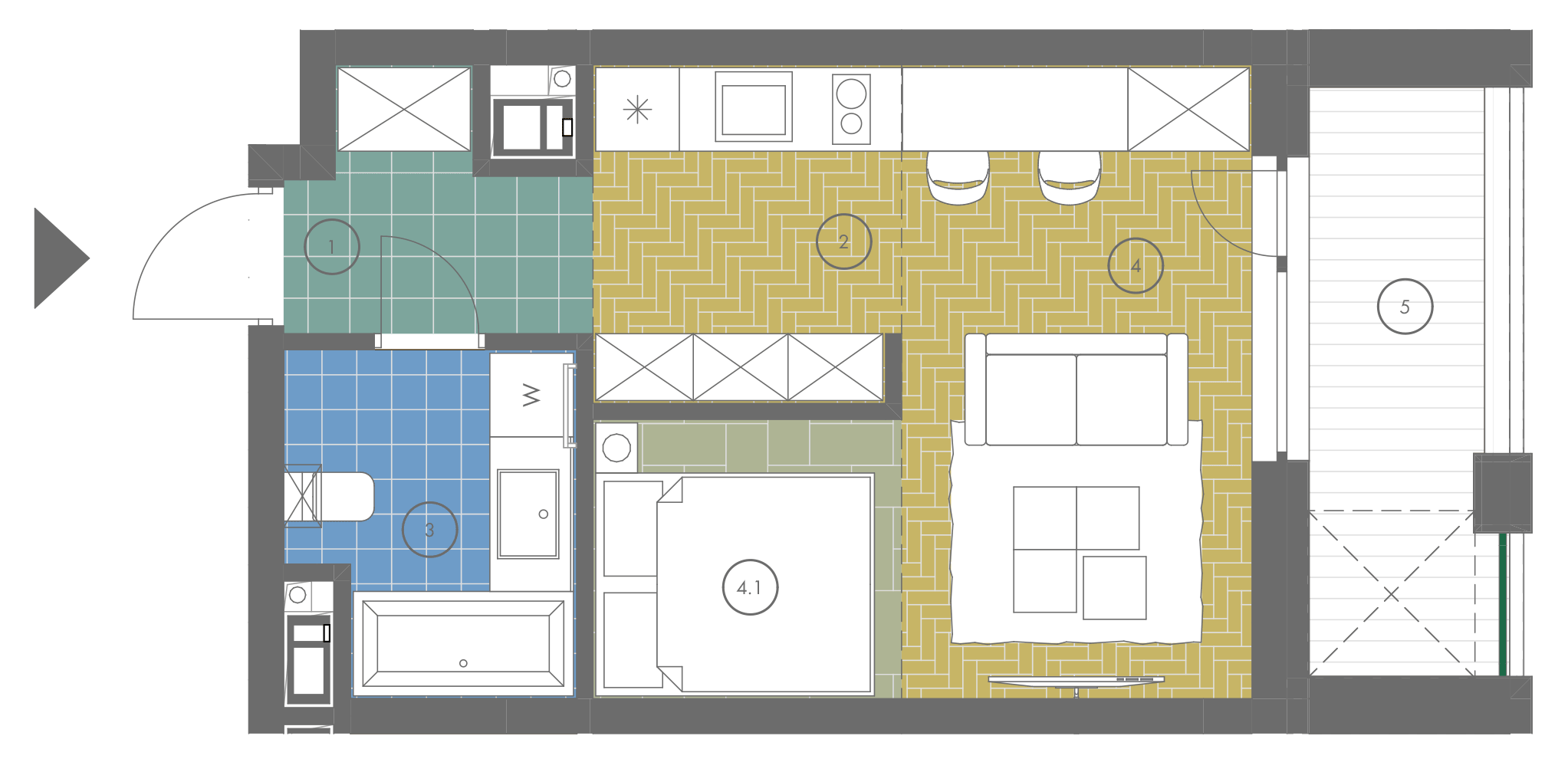 flat