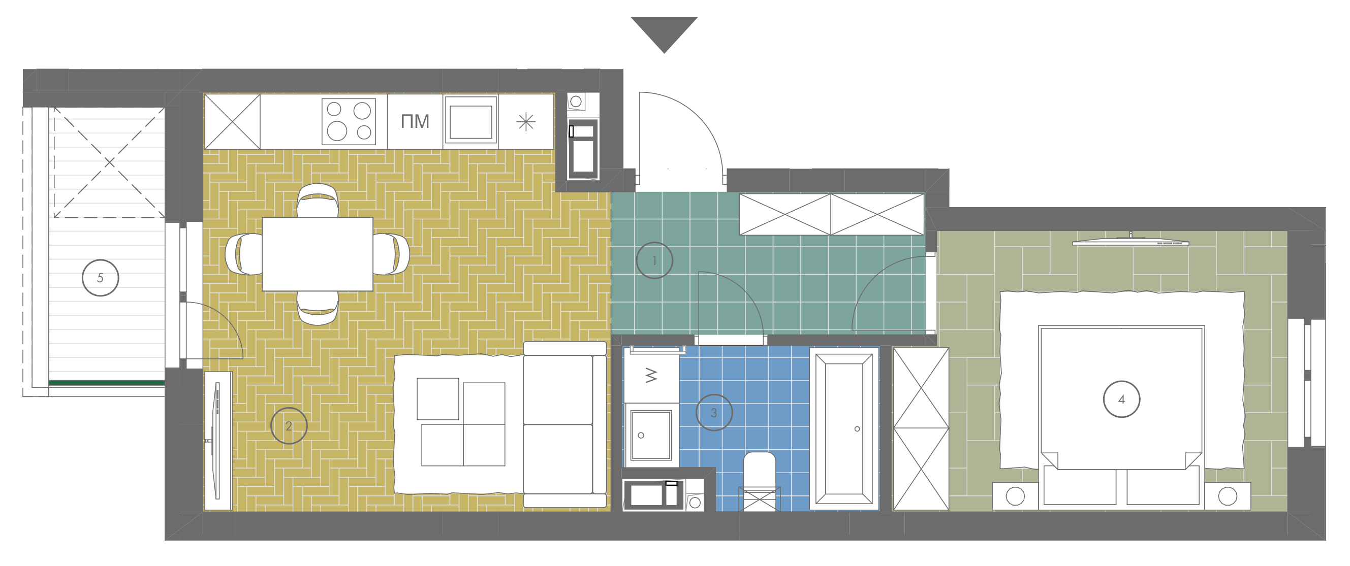 flat