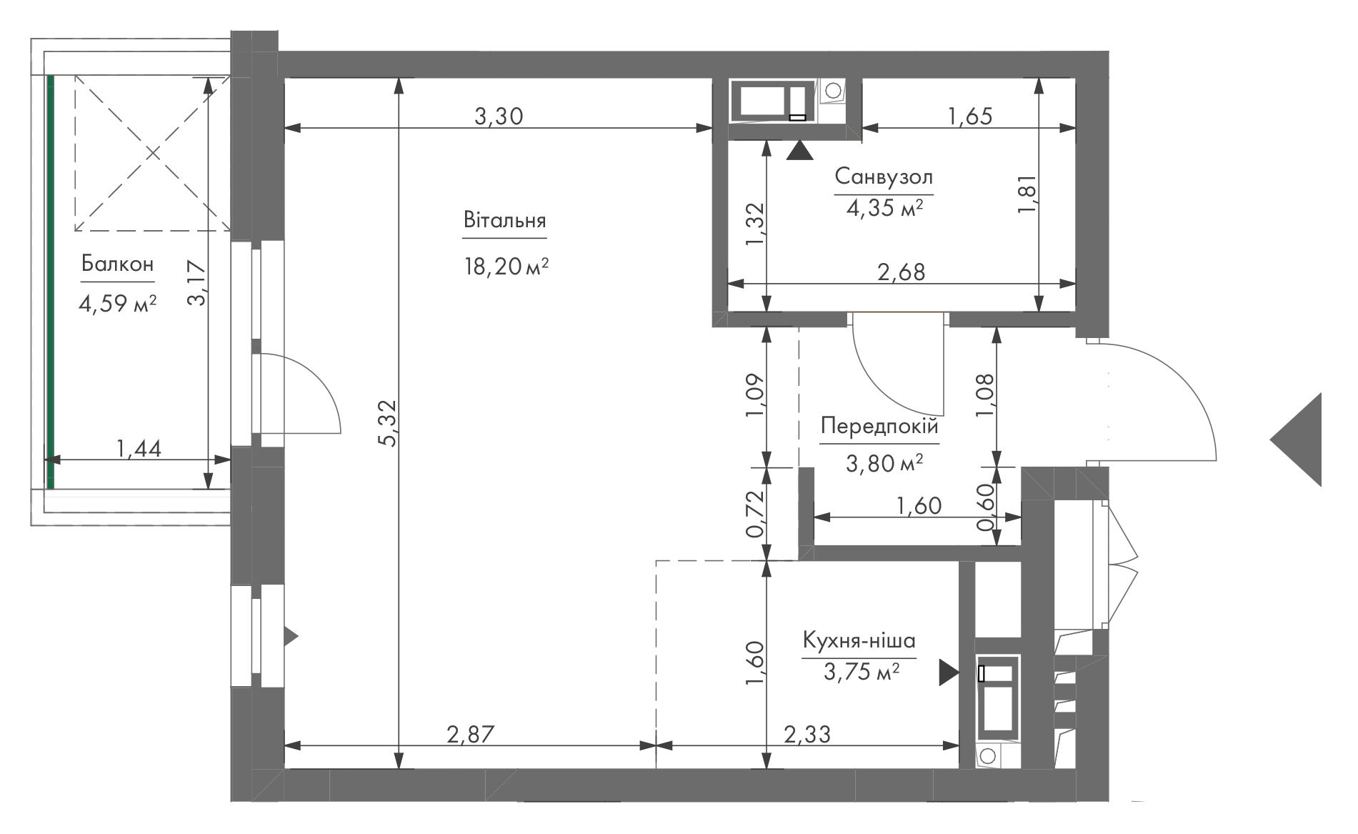 flat