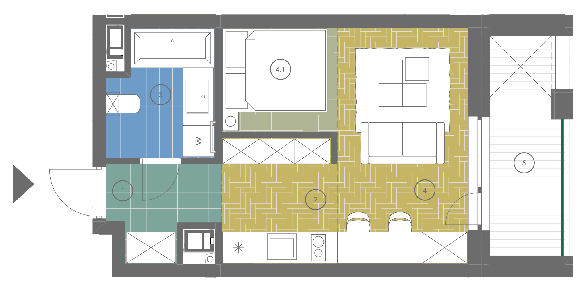 flat