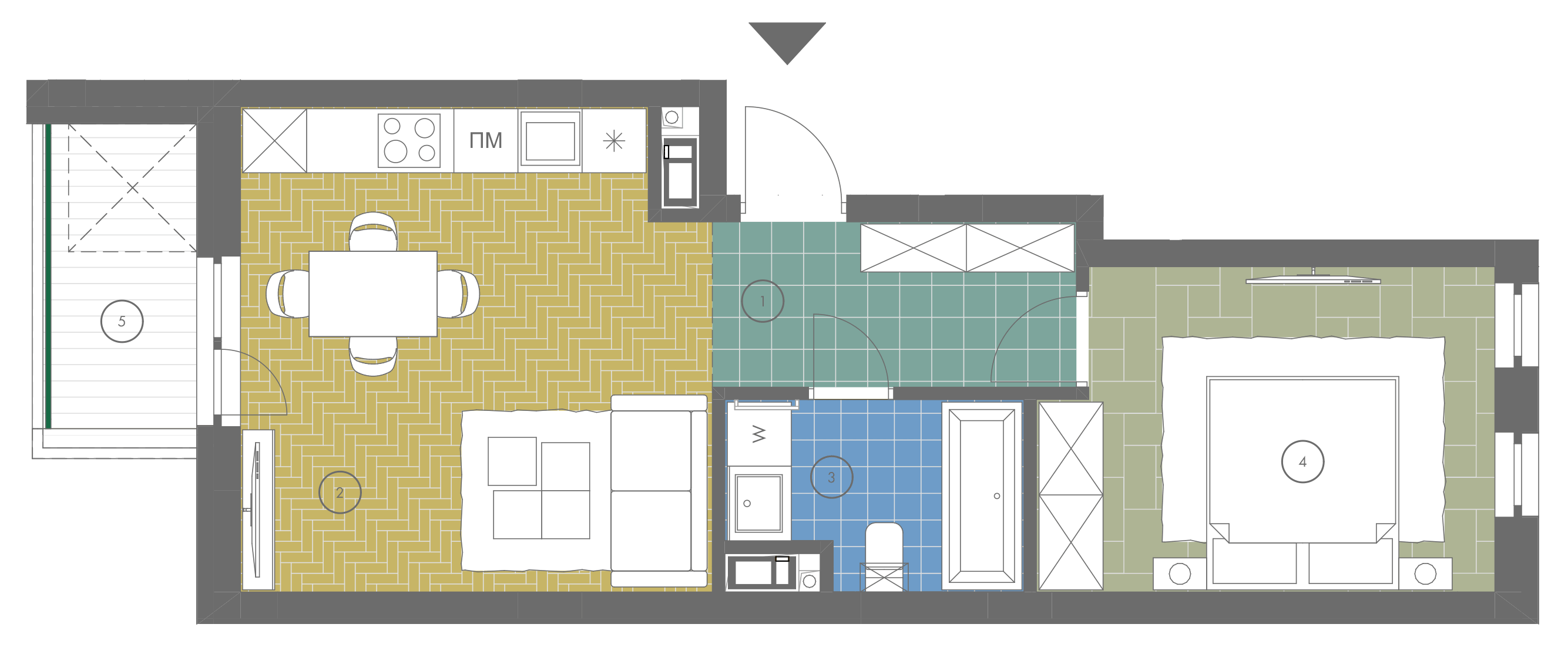 flat