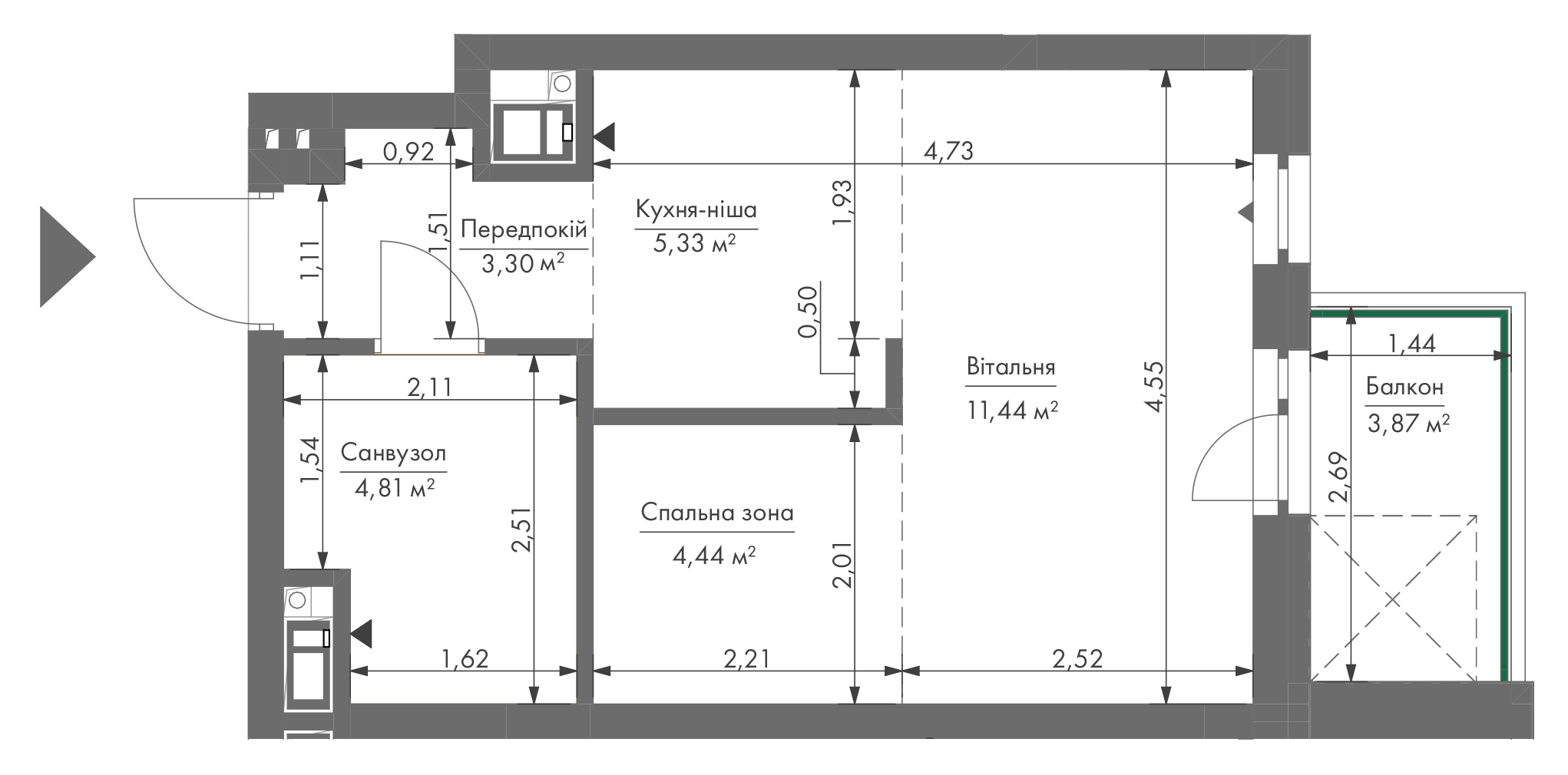 flat