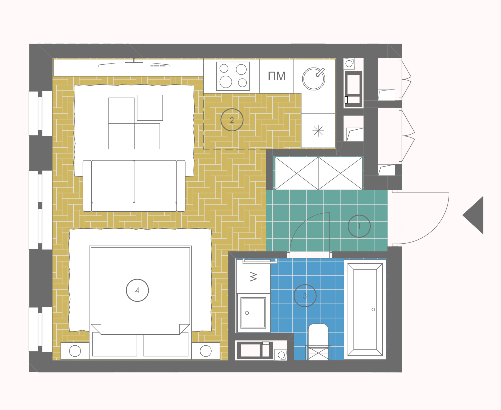 flat