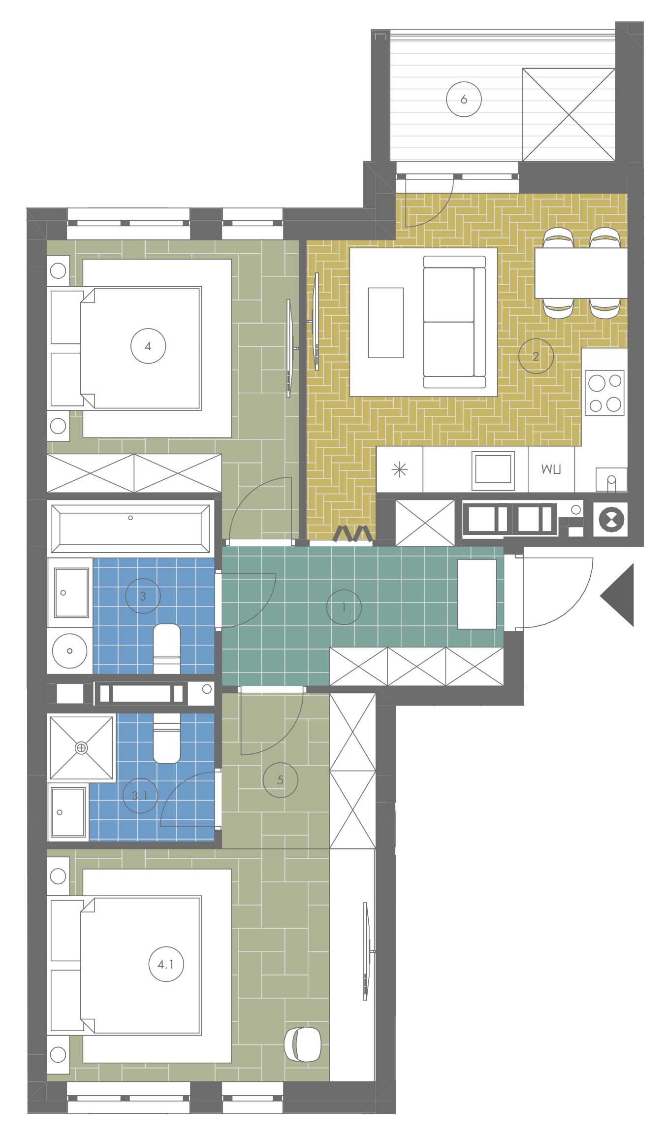 flat