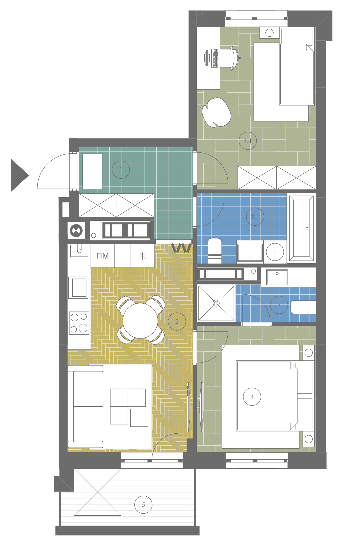 flat