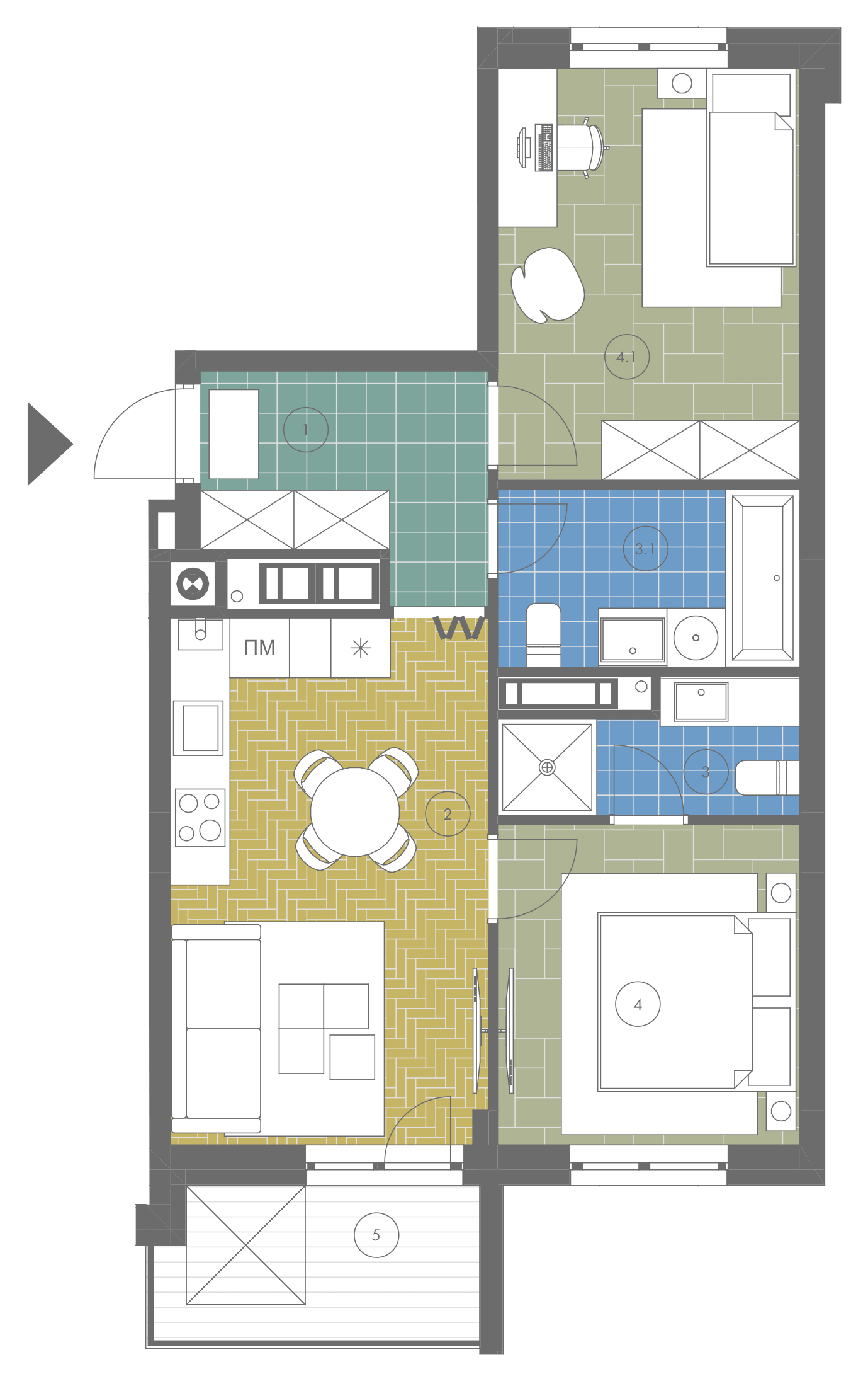 flat